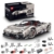 FigureArt Technik Sportwagen Auto Bausatz, GULY 10657, 3314 Teile mit Motoren und LED Groß Ferngesteuert Auto MOC Klemmbausteine für Erwachsene (Originalverpackung) (Dynamische Deluxe-Edition) - 1