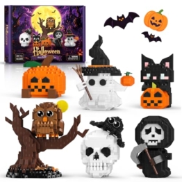 Finger Rock Horrorpuppe Serie 6er-Pack Micro Klemmbausteine, Kreative Halloween Ferien Party Geschenke für Horrorfilm Fans Erwachsene Junge Menschen - 1
