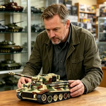 Finger Rock Militär Tiger Panzer Klemmbausteine