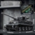 Finger Rock Militär Tiger Panzer Klemmbausteine,1668 Teile WW2 Technik Armee Schwer Panzer Bausteine 1:28 Kampfpanzer Modell Kampfwagen Kreative Geschenk für Militärfans Erwachsene or Junge Menschen - 4