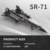 Finger Rock SR-71 Blackbird Flugzeug Klemmbausteine,1:74 Kampfjet Bausteine Set,WW2 Militär Kampfflugzeug Luftwaffe Eurofighter Jet Modell Kreative Geschenke für Militärfans Junge Menschen - 3