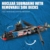 Finger Rock Submarine Atom-U-Boot-Bausätze Klemmbausteine, 519 Teile Militär Lang Atom Submarine Modell Bausteine Set City Schiff Militär U-Boot Creative Geschenk für Erwachsene und Junge Menschen - 5