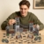 Finger Rock WW2 Militärbasis Klemmbausteine mit Hängebrücke‌ Mini Waffen Kriegszubehö, Outpost Tower Architecture Modell, Ideen Militär Geschenk für Erwachsene Jugendliche - 7