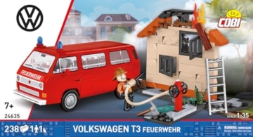 FIRE - VW T3 Feuerwehr, 135 mm x 60 mm x 70 mm - 4