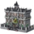 FULHOLPE Architektur Bausteine Haus Bausatz, 7537 Klemmbausteine Modular 3 Ebenen Irrenhaus Building, Lunatic Asylum Krankenhaus Modellbau-Set Kompatibel mit 10937 Ausbruch aus Arkham Asylum - 1