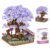 FULHOLPE Sakura Baum Bausteine Bausatz, 2200+ Klemmbausteine Modular Japanische Kirschblütenbaum Modellbausatz, Konstruktionsspielzeug Nicht Kompatibel mit Großen Marken Baumhaus - 1