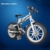 FULHOLPE Technik Fahrrad Bausteine Bausatz, 242 Teile 1:6 Faltrad Modell Bauset, Mountainbike Faltrad Bausteine Bausatz Konstruktionsspielzeug Kompatibel mit Großen Marken - 3