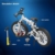 FULHOLPE Technik Fahrrad Bausteine Bausatz, 242 Teile 1:6 Faltrad Modell Bauset, Mountainbike Faltrad Bausteine Bausatz Konstruktionsspielzeug Kompatibel mit Großen Marken - 4