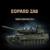 FULHOLPE Technik Panzer Bausteine, MOC Kreativität 2306 Klemmbausteine Leopard 2A8 Tank Modellbausatz, DIY Konstruktionsspielzeug Home Office Decor Geschenke für Jungen Erwachsene - 2