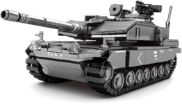 FULHOLPE Technik Panzer Bausteine, MOC Kreativität 898 Klemmbausteine Militär Leopard 2A7 Tank Modellbausatz, DIY Konstruktionsspielzeug Home Office Decor Geschenke für Jungen Erwachsene - 1