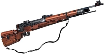FULHOLPE Technik Schießwaffe Bausteine, Technik 98K Scharfschützengewehr Bausatz Modell, 1206+ Klemmbausteine Gewehr Waffen Bauset Kompatibel mit Großen Marken - 1