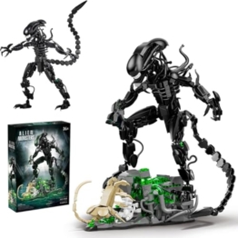 FULHOLPE Xenomo Modell Bausteine Set, 958+ Klemmbausteine Außerirdische Monster ModellBausatz Xenomo Alien Monsters Konstruktionsspielzeug Kompatibel mit Großen Marken - 1