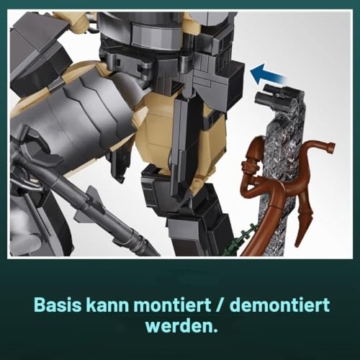 FULHOLPE Xenomo Modell Bausteine Set, 978+ Klemmbausteine Außerirdischer Krieger ModellBausatz Xenomo Krieger Konstruktion Bauset Kompatibel mit Großen Marken - 4