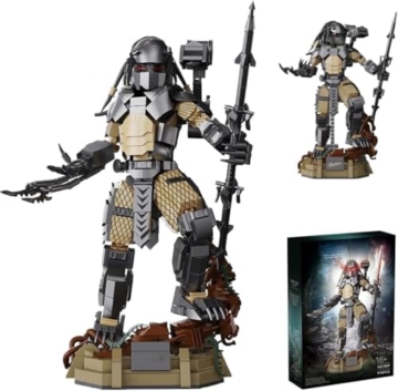 FULHOLPE Xenomo Modell Bausteine Set, 978+ Klemmbausteine Außerirdischer Krieger ModellBausatz Xenomo Krieger Konstruktion Bauset Kompatibel mit Großen Marken - 1