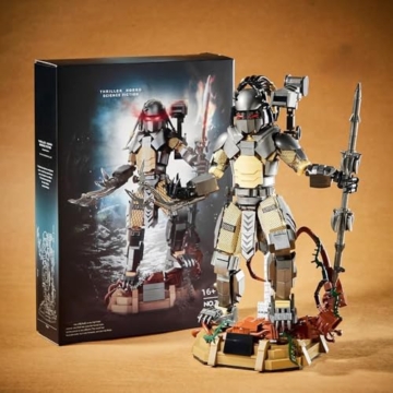 FULHOLPE Xenomo Modell Bausteine Set, 978+ Klemmbausteine Außerirdischer Krieger ModellBausatz Xenomo Krieger Konstruktion Bauset Kompatibel mit Großen Marken - 7