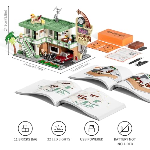 FUNWHOLE F9054 City Car-Motel – 1970 Teile