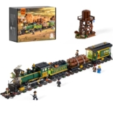 FUNWHOLE Dampflok Western-Güterzug F9036