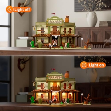 FUNWHOLE F9021 Western Saloon mit Beleuchtung