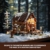Funwhole Jagdhütte Baukasten - 2036 Teile Retro Holzhaus Modell, geeignet für Erwachsene und Jugendliche, Winter Jagdthema, mit detailliertem Design - 4