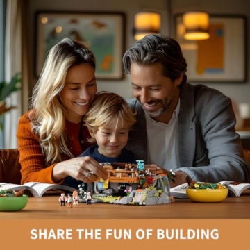 FUNWHOLE Berghütte mit LED-Beleuchtung F9035