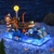 FunWhole Oceans Meeres Abenteuer Schiffsbaukasten für Erwachsene: LED Inklusive Bootsbau Kompatibel mit Lego Sets Geschenk für 16+ 18+ (824 PCS)