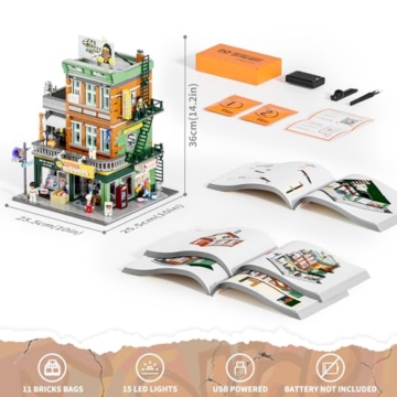 FUNWHOLE F9058 Plattenladen (Record Store) 1980 Teile Anleitung