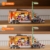 FUNWHOLE Streetstyle Straßen-Tanzbattle Beleuchtetes Bausteine-Set,City Straßenfusion Modular Building, 429 Pcs, Spielzeug-Geschenk für Erwachsene & Jugendliche & Street-Culture-Fans, F9069 - 5