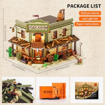 FUNWHOLE F9021 Western Saloon Figuren