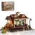 FUNWHOLE Western Station Building Blocks Set with LED Light, 1974 Pieces Building Blocks Train Station Old West Model Train Toy Clamping Blocks for Adults and Teenagers - 1