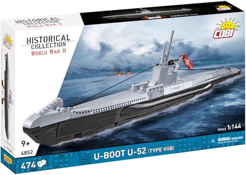 COBI Deutsches U-Boot U-52 Typ VIIB (COBI-4852) Modell