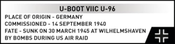 German Submarine Type VIIC (U-Boat U-96) - 9