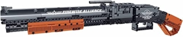Havefun Technik Schießwaffe Bausteine, Technik M1897 Winchester Schrotflinte Bausatz Modell mit Schussfunktion, 791+ Klemmbausteine Gewehr Waffen Bauset Konstruktionspielzeug Kompatibel mit Lego - 6