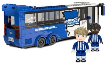 Hertha BSC Berlin 3D Bausteinsatz Mannschaftsbus BAU-Set BRYX-Steine HBSCB - 3