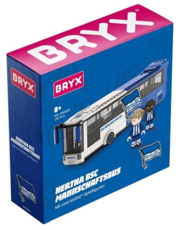 Hertha BSC Berlin 3D Bausteinsatz Mannschaftsbus BAU-Set BRYX-Steine HBSCB - 4