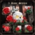 HIGH GODO Gothic Rose Klemmbausteine, 582 Teile LED Skull in Rosen mit Hintergrundkreuz, Totenkopf Gothic-Heimdekoration Blumen, Halloween Geburtstagsgeschenk für Sammler - 3