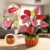 HiWEEGO Blumen Botanicals Bonsai Bauset - Künstliche Aglaonema Bonsai Bausteine Heimdekoration Pflanzen Botanische Blume Bauspielzeug Büro Décor Geburtstagsgeschenk Erwachsene Teen Mädchen (782 Teile)