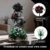 HiWEEGO Blumen Rosen Bausatz mit LED Licht, 232 Teile Schwarzer Rosenstrauß, 3.6MM Blumenstrauß Baustein Spielzeug, Botanische Kollektion Valentinstagsgeschenk für Mädchen, Erwachsene und Frauen - 8