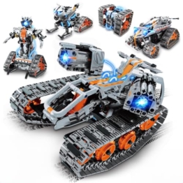 HiWEEGO Kinder Technik Roboter mit LED Licht für Jungen und Mädchen 6–12 - 1