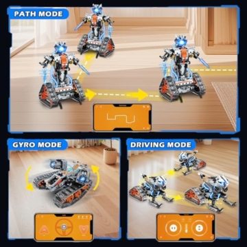 HiWEEGO Kinder Technik Roboter mit LED Licht für Jungen und Mädchen 6–12 - 8