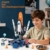 HiWEEGO Technik Weltraum Rakete Bauspielzeug mit LED Licht für Jungen 10+ - 7