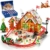 HOGOKIDS 2026 Adventskalender Lebkuchenhaus Achterbahn-Bausatz mit Licht - 1