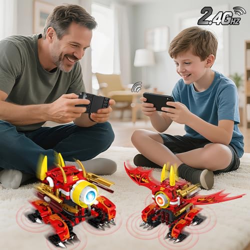 HOGOKIDS 5-in-1-Drachenroboter-Bauspielzeug SC8817 Geschenk für Kinder