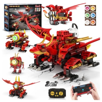 HOGOKIDS 5-in-1-Drachenroboter-Bauspielzeug SC8817