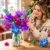 HOGOKIDS Blumen Adventskalender, 24-Tage Weihnachts Bauset mit Licht - 5