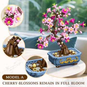 HOGOKIDS Kirschblüten-Bonsai Bauset (775 Teile)