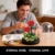 HOGOKIDS Blumen Rose Bauset mit LED & Abdeckung – 596 Teiliges Rot Rosenstrauß Set Botanische Geschenk zum Muttertag Geburtstag Mini Bausteine ​​für Mama Ehefrau Freundin Erwachsene Heimdekoration - 4