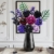 HOGOKIDS Blumen Rosenstrauß Bausatz - 14 Violetter Schwarze Rosen Künstliche Blumenstrauß, 546 Teile Botanik Flower Kollektion Set als Zimmer-Deko, Kunstblumen Pflanzen Geschenk für Erwachsene Frauen - 7