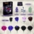 HOGOKIDS Blumen Rosenstrauß Bausatz - 14 Violetter Schwarze Rosen Künstliche Blumenstrauß, 546 Teile Botanik Flower Kollektion Set als Zimmer-Deko, Kunstblumen Pflanzen Geschenk für Erwachsene Frauen - 9