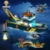 HOGOKIDS City Schwimmfähiges Boot Baukasten mit LED Licht - Spaß Arctic Explorer Schiffs Baustein Ozean Exploration mit Hubschrauber U-Boot Geburtstags Geschenk für 6+ Jahre alte Jungen Mädchen Kinder - 2