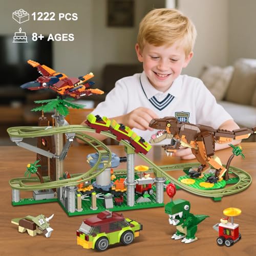 HOGOKIDS Dinosaurier Achterbahn – Abenteuer zwischen Urzeit und Nervenkitzel Schienen